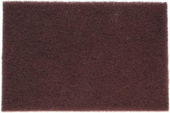 3M - Very Fine Grade, Aluminum Oxide Hand Pad - Maroon, 6" Wide x 9" Long, Nonwoven - Caliber Tooling