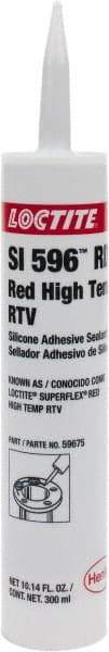 Loctite - 300 mL Cartridge Red RTV Silicone Joint Sealant - 30 min Tack Free Dry Time, 24 hr Full Cure Time, Series 198 - Caliber Tooling