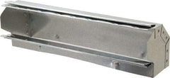 Made in USA - 2-1/4" ID Galvanized Duct Shortway 90° Stack El - 12" Long, Standard Gage, 35 Piece - Caliber Tooling