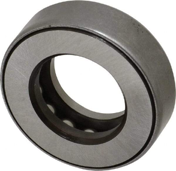 INA Bearing - 1-1/16" Inside x 1.969" Outside Diam, 5/8" Thick, Steel Ball Thrust Bearing - 13,100 Lbs. Static Capacity, 6,700 Max Pressure x Velocity - Caliber Tooling