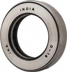 INA Bearing - 1-9/16" Inside x 2-19/32" Outside Diam, 5/8" Thick, Steel Ball Thrust Bearing - 18,300 Lbs. Static Capacity, 7,700 Max Pressure x Velocity - Caliber Tooling