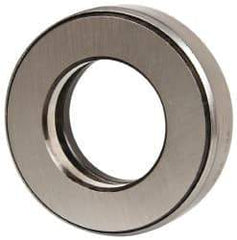 INA Bearing - 1-5/8" Inside x 2.969" Outside Diam, 13/16" Thick, Steel Ball Thrust Bearing - 25,000 Lbs. Static Capacity, 10,300 Max Pressure x Velocity - Caliber Tooling