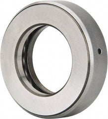 INA Bearing - 1-7/8" Inside x 3-7/32" Outside Diam, 13/16" Thick, Steel Ball Thrust Bearing - 27,500 Lbs. Static Capacity, 10,800 Max Pressure x Velocity - Caliber Tooling