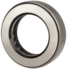 INA Bearing - 2-1/16" Inside x 3-11/32" Outside Diam, 13/16" Thick, Steel Ball Thrust Bearing - 29,000 Lbs. Static Capacity, 10,800 Max Pressure x Velocity - Caliber Tooling