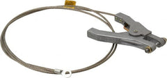 Hubbell Workplace - 19 AWG, 5 Ft., Hand Clamp, Terminal, Grounding Cable with Clamps - Noninsulated - Caliber Tooling