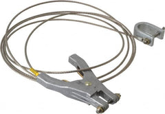 Hubbell Workplace - 19 AWG, 10 Ft., C-Clamp, Hand Clamp, Grounding Cable with Clamps - Noninsulated - Caliber Tooling