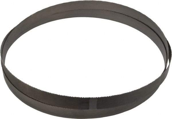 Starrett - 8 to 12 TPI, 11' Long x 1" Wide x 0.035" Thick, Welded Band Saw Blade - Bi-Metal, Toothed Edge, Raker Tooth Set, Contour Cutting - Caliber Tooling