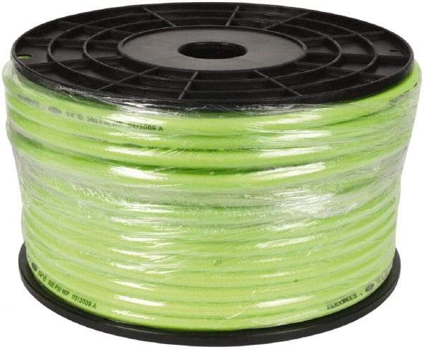 Legacy - 1/4" ID x 0.46" OD 250' Long Multipurpose Air Hose - 300 Working psi, 140°, Green - Caliber Tooling