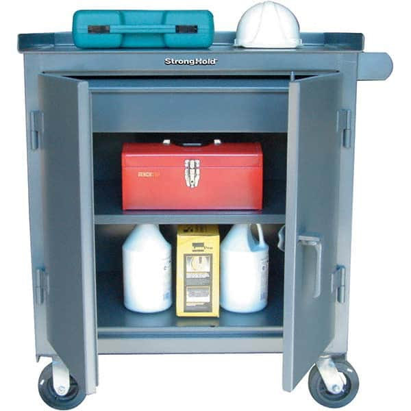 Strong Hold - Tool Storage Carts Type: Tool Cart Number of Drawers: 1 - Caliber Tooling