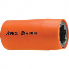 Apex - 3/8" Drive, Square Drive Socket - 2.071" OAL - Caliber Tooling