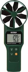 Extech - 0.2 to 30 m/Sec Air CFM, CMM Anemometer and Psychrometer - 140°F Max - Caliber Tooling