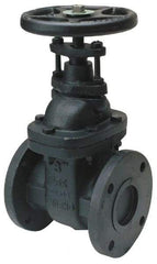 Legend Valve - 2-1/2" Pipe, Class 125, Flanged Cast Iron Solid Wedge Stem Gate Valve - 200 WOG, 125 WSP, Bolted Bonnet - Caliber Tooling