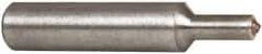 Made in USA - 2" Long x 3/8" Shank Diam Single Point Diamond Dresser - Radius Tool - Caliber Tooling