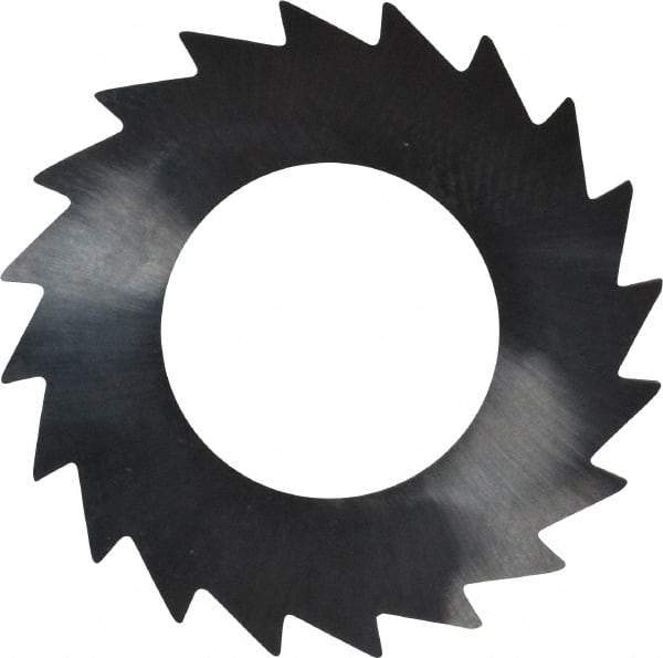 Made in USA - 1" Diam x 0.0313" Blade Thickness x 1/2" Arbor Hole Diam, 20 Tooth Slitting and Slotting Saw - Arbor Connection, Solid Carbide, Concave Ground - Caliber Tooling