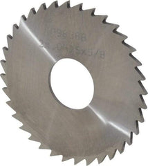 Made in USA - 2" Diam x 1/16" Blade Thickness x 5/8" Arbor Hole Diam, 36 Tooth Slitting and Slotting Saw - Arbor Connection, Uncoated, Solid Carbide, Concave Ground - Caliber Tooling