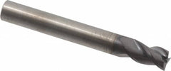 RobbJack - 5/16", 3 Flute, Single End, Solid Carbide, Corner Chamfer End Mill - 2-1/2" OAL, 40° Helix, Right Hand Flute, 1/2" LOC, Right Hand Cut - Caliber Tooling