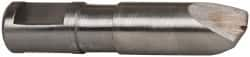 Made in USA - 0.01" Radius Single Point Diaform Diamond Dresser - 1-3/4" Long x 3/8" Shank Diam, 60° Included Angle - Caliber Tooling