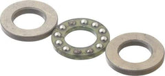 Boston Gear - 3/8" Inside x 11/16" Outside Diam, 9/32" Thick, Stainless Steel Ball Thrust Bearing - Caliber Tooling