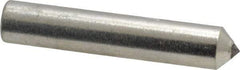 Norton - 1/3 Carat Single Point Diamond Dresser - 2" Long x 3/8" Shank Diam, 60° Included Angle - Caliber Tooling