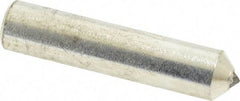 Norton - 3/4 Carat Single Point Diamond Dresser - 2" Long x 7/16" Shank Diam, 90° Included Angle - Caliber Tooling