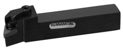 Kennametal - MDQN, Left Hand Cut, 27.5° Lead Angle, 1-1/2" Shank Height x 1-1/2" Shank Width, Negative Rake Indexable Turning Toolholder - 7" OAL, DN..43. Insert Compatibility, Series Kenloc - Caliber Tooling