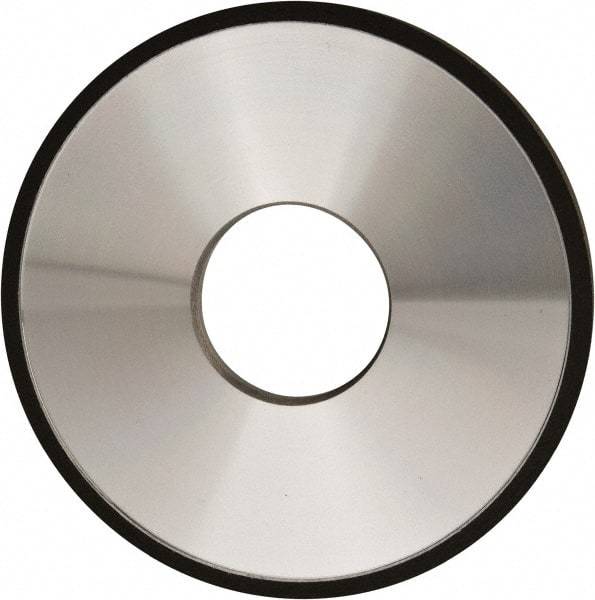 Made in USA - 4" Diam x 1-1/4" Hole x 1/4" Thick, N Hardness, 220 Grit Surface Grinding Wheel - Diamond, Type 1A1, Very Fine Grade - Caliber Tooling