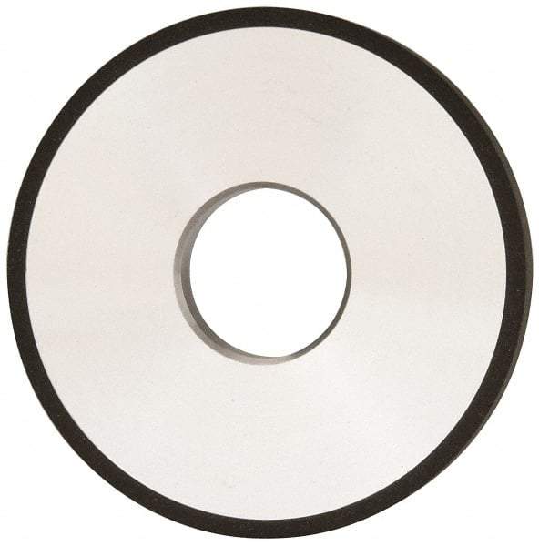 Made in USA - 4" Diam x 1-1/4" Hole x 3/8" Thick, N Hardness, 150 Grit Surface Grinding Wheel - Diamond, Type 1A1, Very Fine Grade - Caliber Tooling