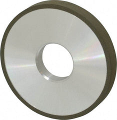 Made in USA - 4" Diam x 1-1/4" Hole x 1/2" Thick, N Hardness, 150 Grit Surface Grinding Wheel - Diamond, Type 1A1, Very Fine Grade - Caliber Tooling