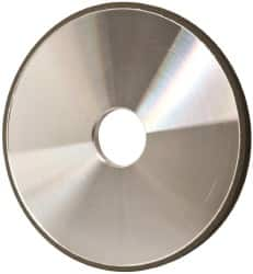 Made in USA - 6" Diam x 1-1/4" Hole x 3/8" Thick, N Hardness, 100 Grit Surface Grinding Wheel - Diamond, Type 1A1, Fine Grade - Caliber Tooling