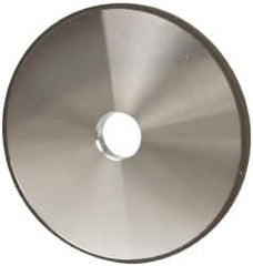 Made in USA - 7" Diam x 1-1/4" Hole x 1/2" Thick, N Hardness, 150 Grit Surface Grinding Wheel - Diamond, Type 1A1, Very Fine Grade - Caliber Tooling