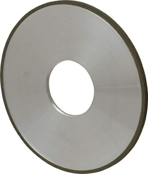 Made in USA - 4" Diam x 1-1/4" Hole x 1/8" Thick, N Hardness, 150 Grit Surface Grinding Wheel - Diamond, Type 1A1, Very Fine Grade - Caliber Tooling