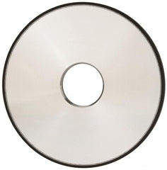 Made in USA - 5" Diam x 1-1/4" Hole x 1/4" Thick, N Hardness, 220 Grit Surface Grinding Wheel - Diamond, Type 1A1, Very Fine Grade - Caliber Tooling