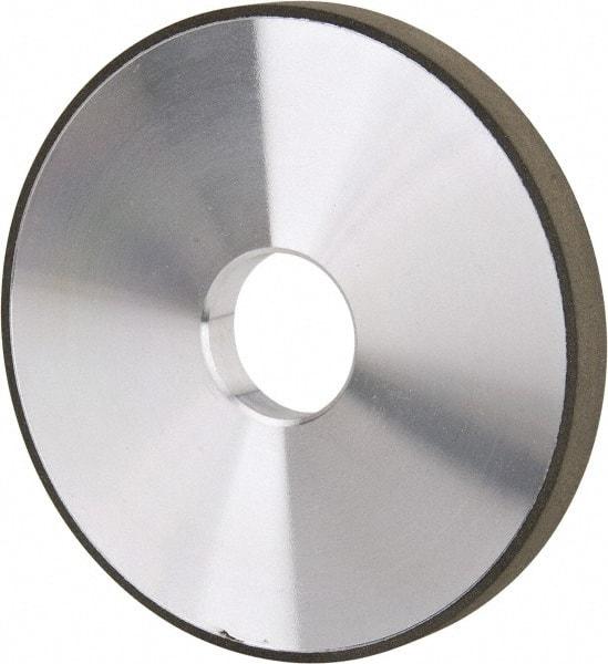 Made in USA - 5" Diam x 1-1/4" Hole x 1/2" Thick, N Hardness, 150 Grit Surface Grinding Wheel - Diamond, Type 1A1, Very Fine Grade - Caliber Tooling