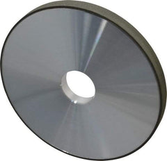 Made in USA - 6" Diam x 1-1/4" Hole x 1/2" Thick, N Hardness, 100 Grit Surface Grinding Wheel - Diamond, Type 1A1, Fine Grade - Caliber Tooling