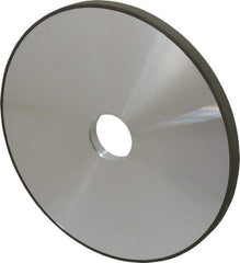 Made in USA - 7" Diam x 1-1/4" Hole x 3/8" Thick, N Hardness, 220 Grit Surface Grinding Wheel - Diamond, Type 1A1, Very Fine Grade - Caliber Tooling