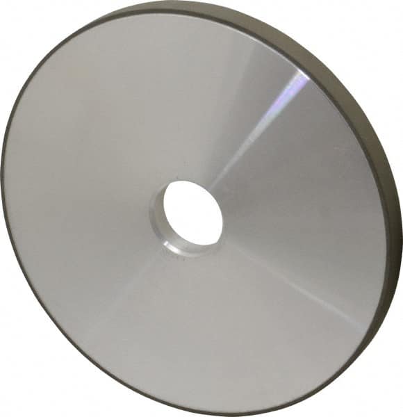 Made in USA - 7" Diam x 1-1/4" Hole x 1/2" Thick, N Hardness, 220 Grit Surface Grinding Wheel - Diamond, Type 1A1, Very Fine Grade - Caliber Tooling