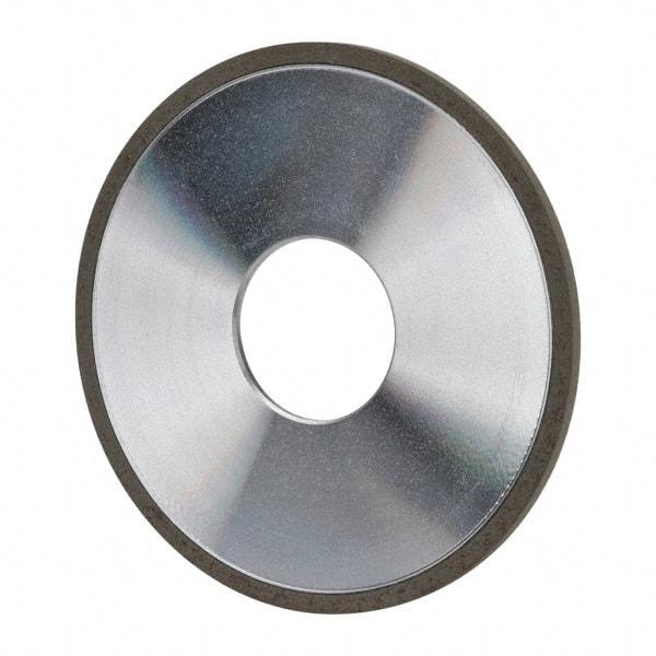 Made in USA - 4" Diam x 1-1/4" Hole x 1/8" Thick, N Hardness, 220 Grit Surface Grinding Wheel - Diamond, Type 1A1, Very Fine Grade - Caliber Tooling