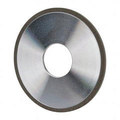 Made in USA - 4" Diam x 1-1/4" Hole x 1/8" Thick, N Hardness, 220 Grit Surface Grinding Wheel - Diamond, Type 1A1, Very Fine Grade - Caliber Tooling