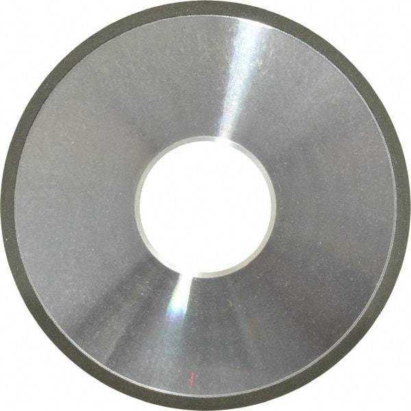 Made in USA - 4" Diam x 1-1/4" Hole x 1/4" Thick, N Hardness, 150 Grit Surface Grinding Wheel - Diamond, Type 1A1, Very Fine Grade - Caliber Tooling