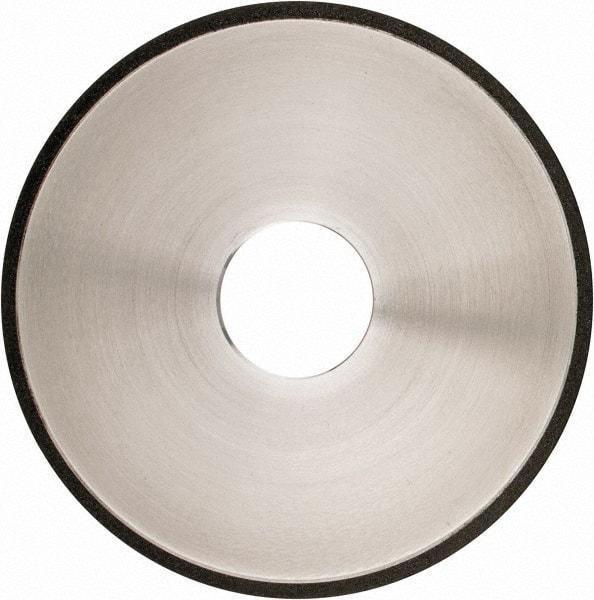 Made in USA - 5" Diam x 1-1/4" Hole x 1/8" Thick, N Hardness, 100 Grit Surface Grinding Wheel - Diamond, Type 1A1, Fine Grade - Caliber Tooling