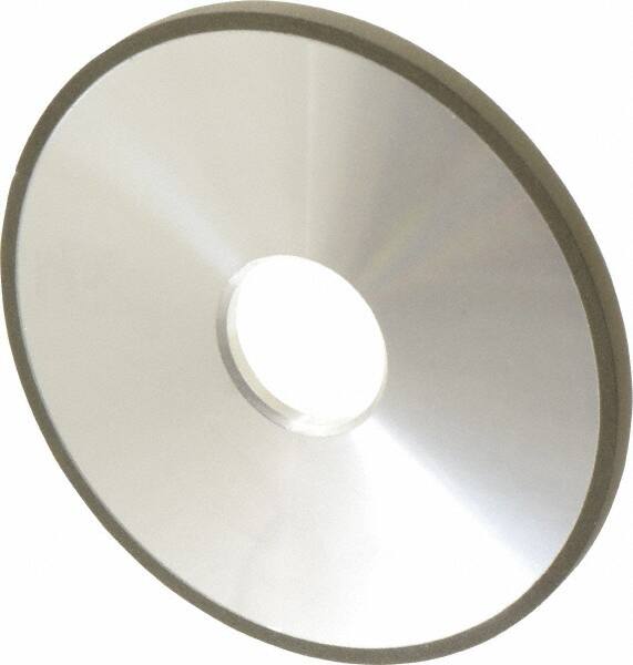 Made in USA - 5" Diam x 1-1/4" Hole x 1/4" Thick, N Hardness, 150 Grit Surface Grinding Wheel - Diamond, Type 1A1, Very Fine Grade - Caliber Tooling