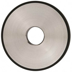 Made in USA - 5" Diam x 1-1/4" Hole x 1/2" Thick, N Hardness, 150 Grit Surface Grinding Wheel - Diamond, Type 1A1, Very Fine Grade - Caliber Tooling