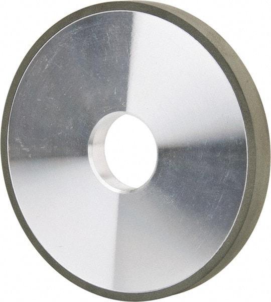 Made in USA - 5" Diam x 1-1/4" Hole x 1/2" Thick, N Hardness, 220 Grit Surface Grinding Wheel - Diamond, Type 1A1, Very Fine Grade - Caliber Tooling