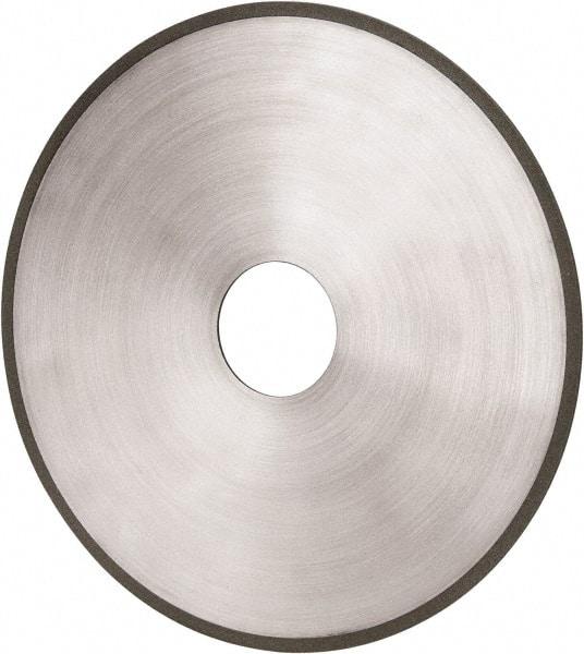 Made in USA - 6" Diam x 1-1/4" Hole x 1/16" Thick, N Hardness, 100 Grit Surface Grinding Wheel - Diamond, Type 1A1, Fine Grade - Caliber Tooling