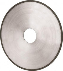 Made in USA - 6" Diam x 1-1/4" Hole x 1/16" Thick, N Hardness, 100 Grit Surface Grinding Wheel - Diamond, Type 1A1, Fine Grade - Caliber Tooling