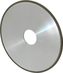 Made in USA - 6" Diam x 1-1/4" Hole x 1/8" Thick, N Hardness, 100 Grit Surface Grinding Wheel - Diamond, Type 1A1, Fine Grade - Caliber Tooling