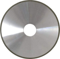 Made in USA - 6" Diam x 1-1/4" Hole x 1/8" Thick, N Hardness, 220 Grit Surface Grinding Wheel - Diamond, Type 1A1, Very Fine Grade - Caliber Tooling