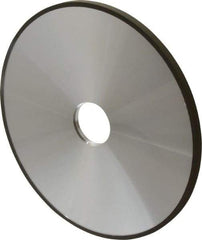 Made in USA - 7" Diam x 1-1/4" Hole x 1/4" Thick, N Hardness, 100 Grit Surface Grinding Wheel - Diamond, Type 1A1, Fine Grade - Caliber Tooling