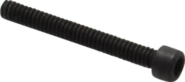 Value Collection - #0-80 UNF Hex Socket Drive, Socket Cap Screw - Alloy Steel, Black Oxide Finish, Fully Threaded, 1/2" Length Under Head - Caliber Tooling