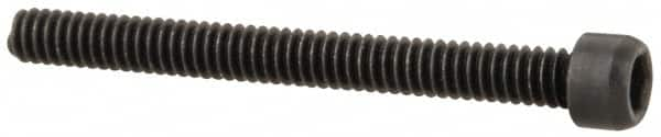 Value Collection - #0-80 UNF Hex Socket Drive, Socket Cap Screw - Alloy Steel, Black Oxide Finish, Fully Threaded, 5/8" Length Under Head - Caliber Tooling